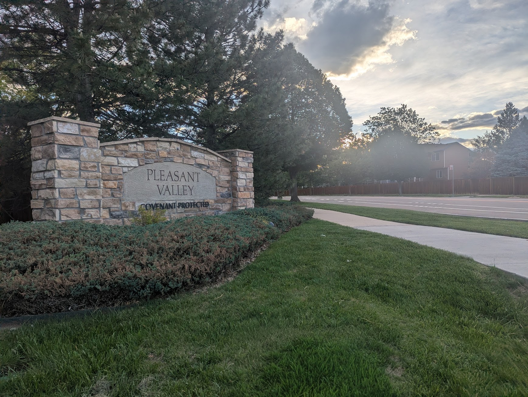Photo of the entryway of the Pleasant Valley community